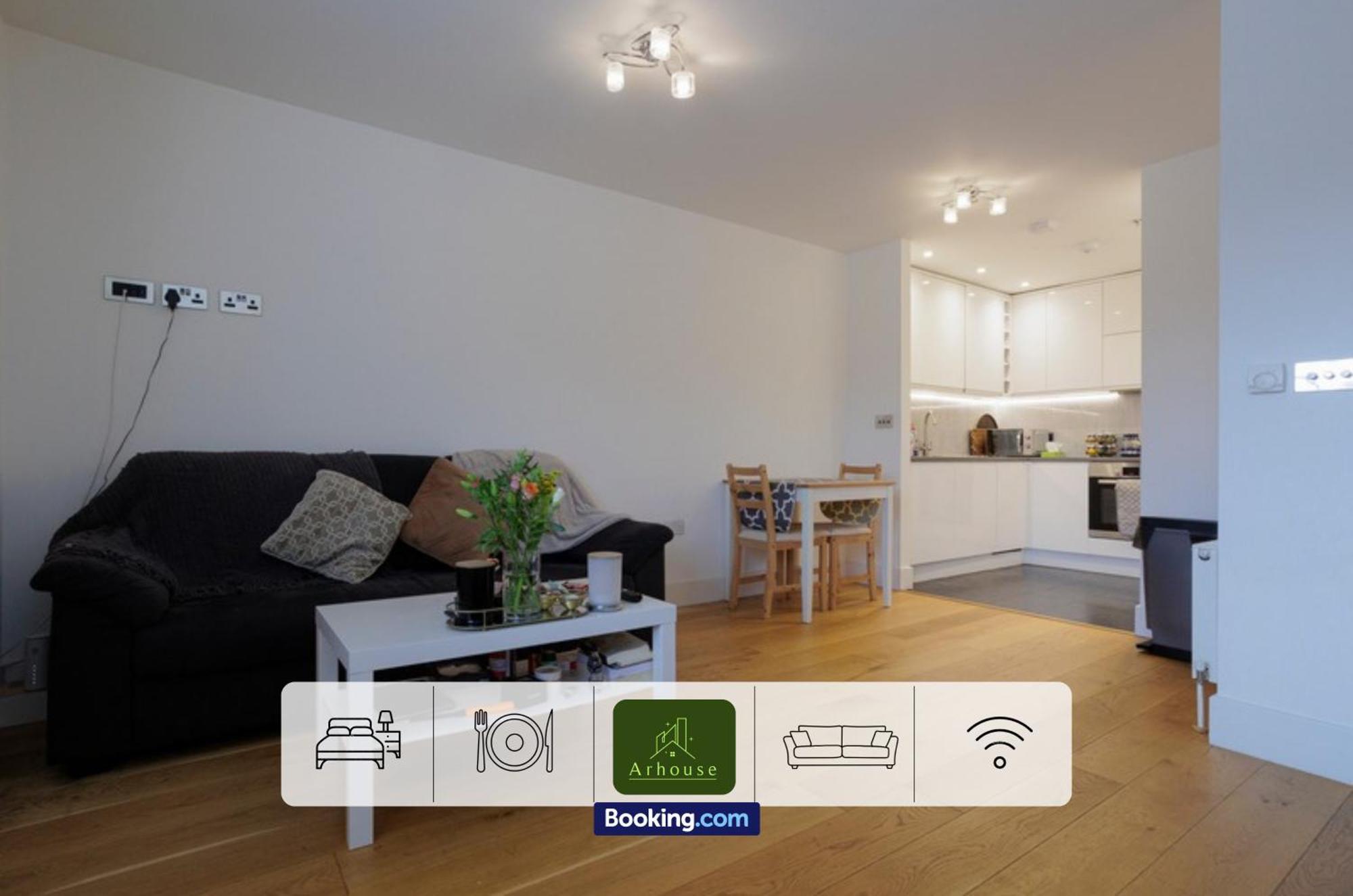 One Bedroom Apartment By Arhouse Apartments Short Lets & Serviced Accommodation Kingston With Free Wifi Кингстон на Темзе Экстерьер фото